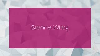 Sienna Wiley  appearance [upl. by Berman]