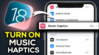 How To Enable Music Haptics On Iphone iOS 18 [upl. by Elem235]