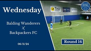 Balding Wanderers 14 Backpackers FC  Highlights [upl. by Anyahc]