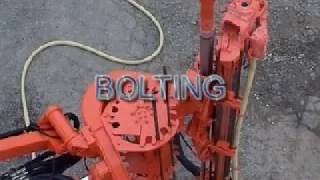 Mining Bolting Cycle Ground supports Rock bolts installation [upl. by Beatriz643]