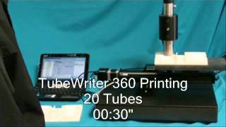 TubeWriter 360 Detailed Time Analysis  12x75mm Tube labeling [upl. by Ixel]