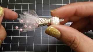 Tulle Bead Dangle Tutorial [upl. by Hezekiah]