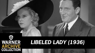 Clip HD  Libeled Lady  Warner Archive [upl. by Darius]