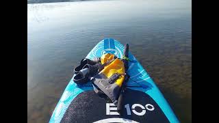 Relaxing ASMR Floating around on my SUP Vänern lake Sweden [upl. by Gleason118]