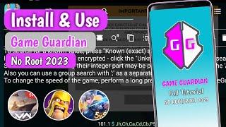 How to Install amp Use Game Guardian apk without root 2023 [upl. by Shipp871]