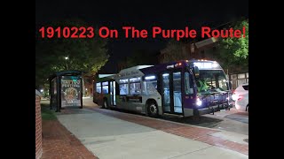 NeoplanDude  Charm City Circulator 2019 NovaBus LFS 1910223 On The Purple Route [upl. by Novel]