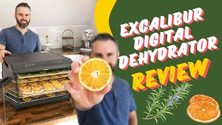 Excalibur 6 Tray Digital Dehydrator Review Lets dehydrate some orange slices and fresh herbs [upl. by Beau]