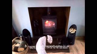 Dunsley Highlander Enviroburn 5kw DEFRA approved stove from Homecare Supplies Darlington [upl. by Bodrogi275]