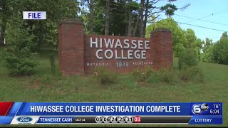 Hiwassee College investigation complete [upl. by Airednaxela]