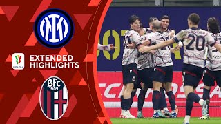 Inter vs Bologna Extended Highlights  Coppa Italia  CBS Sports Golazo [upl. by Lirba]