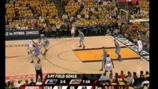 Andris Biedrins dunk vs Jazz 2007 playoffs [upl. by Raybin249]