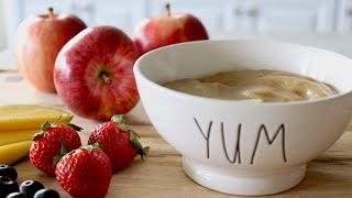 Homemade Applesauce Recipe no added sugar [upl. by Hogue]