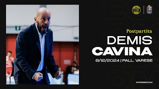 POSTPARTITA  Vanoli Cremona 🆚 Pallacanestro Varese  Demis Cavina  Conferenza stampa [upl. by Ada]