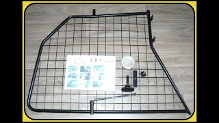 Mercedes C Class Estate Dog Guard Divider Guardsman G1355D [upl. by Braswell]