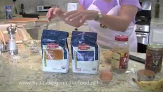 Hypoallergenic dog food all natural dog biscuit recipe [upl. by Sidnala79]