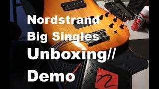 Nordstrand Big Singles  Unboxing amp Demo [upl. by Placida]