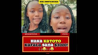 Wema Sepetu 2024  Haka Katoto ka 2000 😂 [upl. by Rupert]