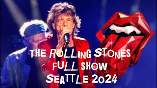 The Rolling Stones FULL SHOW Seattle Hackney Diamonds Tour May 15th 2024 [upl. by Quartas]