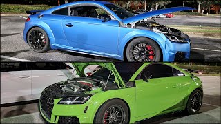 Two Built Audi TTRS Battle it Out  CTSV Street Race [upl. by Thibaud865]