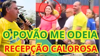 DATAPOVO BOLSONARO FLOPA E É RECEBIDO COM XINGAMENTOS EM SANTOS  EMBOLADA [upl. by Marena]