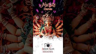 Navratri Sthapana 2024  Navratri Special Reel  bhumifilmsmusicstudo reels [upl. by Mairhpe]