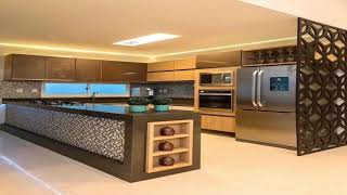 modern kitchen design ideas 2024  cabinet design for small kitchen  kitchen counter decor ideas [upl. by Nitniuq309]