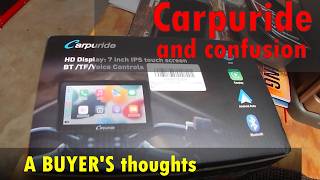 Carpuride Car Play device I bought it my thoughts and confusion [upl. by Carolle]