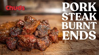 How to Make Pork Steak Burnt Ends  Chuds BBQ [upl. by Nnhoj]