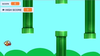 Scratch Tutorial  Flappy Bird Game [upl. by Ytsirk]