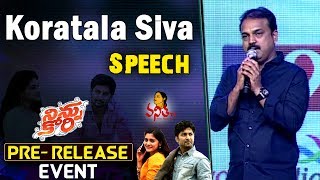 Koratala Siva Speech  Ninnu Kori Movie PreRelease Function  Nani Nivetha Thomas [upl. by Winchester]