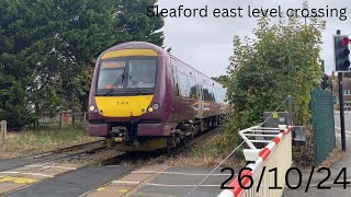 Sleaford east level crossing 261024 [upl. by O'Driscoll989]