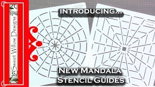 1  INTRODUCING MANDALA STENCIL GUIDES SMALL SET 575quot X 575quot [upl. by Leelah]