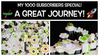 Gravitrax 1000 💚 Subscribers Special A Great Journey 🛶 Hop on for the ride 🚀 [upl. by Iver]