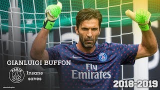 Gianluigi Buffon  Insane Reflexes  Paris SaintGermain 20182019 [upl. by Star]