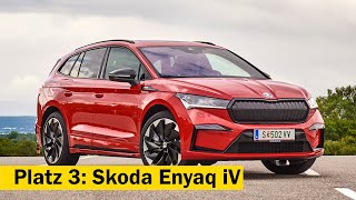 ElektroautoVergleich 3 Skoda Enyaq  ÖAMTC auto touring [upl. by Lehcsreh]