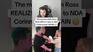 ADIN ROSS EXPOSES CORRINA KOPF stream adinross corinna girl funny twitch twitchclips [upl. by Immot]