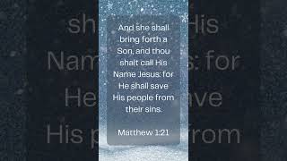 Verse of the day Matthew 121 shorts Christmas Jesus TheFirstNoel God MerryChristmas [upl. by Etnahsal29]