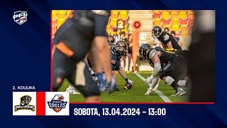 2 kolejka  PFL 2024  Lowlanders Białystok vs Warsaw Eagles  13042024 [upl. by Idac]