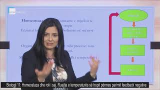 Biologji 11  Homeostaza dhe roli i saj Ruajtja e temperaturës së trupit përmes parimit feedback [upl. by Odlopoel]