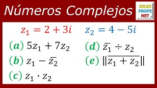 Operaciones con números complejos [upl. by Halfdan]