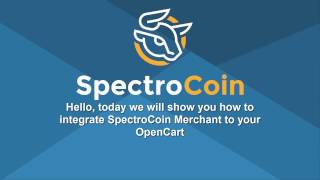 Opencart Bitcoin Merchant Extension by SpectroCoin [upl. by Ahsema652]