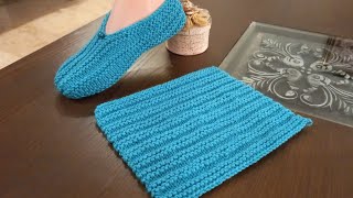 Knitting Very Easy Socks For Ladies amp Men  Woolen Socks  Booties  Slippers  Written Instruction [upl. by Gnut]