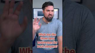 What Are The 3 Best Mattresses For Back Sleepers shorts [upl. by Mamoun249]