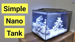 How To Setup A Saltwater Tank For Beginners No Skimmer [upl. by Ruel]