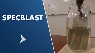 SpecBlast  Waterbased biodegradable concrete remover  Tool  trowel Cleaning demo [upl. by Akeme951]