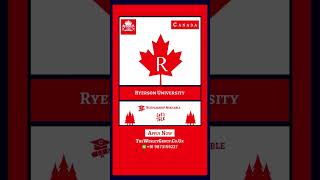 “Study in Toronto 🇨🇦 at Ryerson University  Your Path to Global Success” [upl. by Gard881]