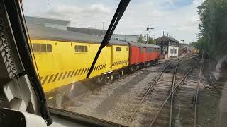 Cab ride in BR Class 47 Diesel locomotive 47712 quotLady Diana Spencerquot Prelockdown [upl. by Guglielmo193]