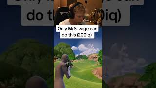 Mrsavage is 200IQ fortnite fortniteclips mrsavage snipe [upl. by Pernick]