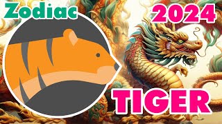 TIGER 2024 Zodiac Tiger Prediction  The Year of the Green Wood Dragon 【Master Tsai】 [upl. by Onit371]