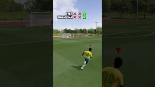 PELÉ vs MARADONA no FIFA RIP 👑 [upl. by Norabal]